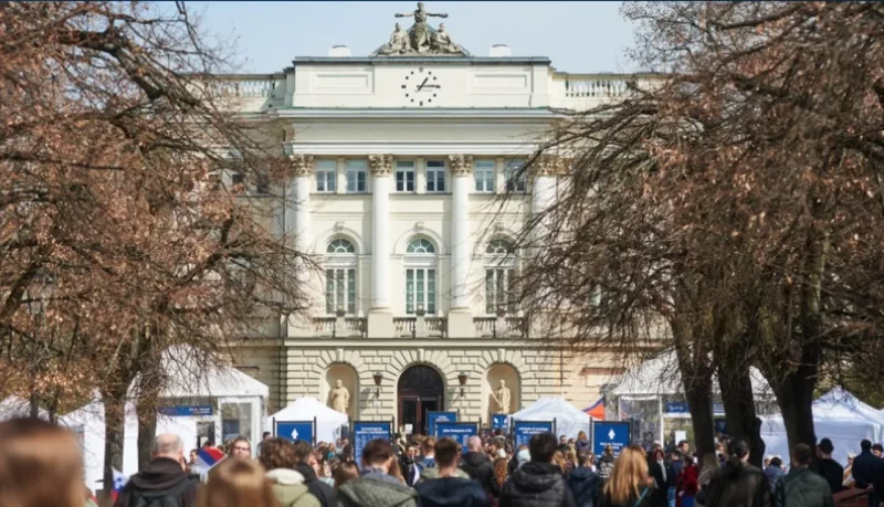 Дзень адчыненых дзвярэй у Варшаўскім універсітэце. Красавік 2025. Фота: uw.edu.pl