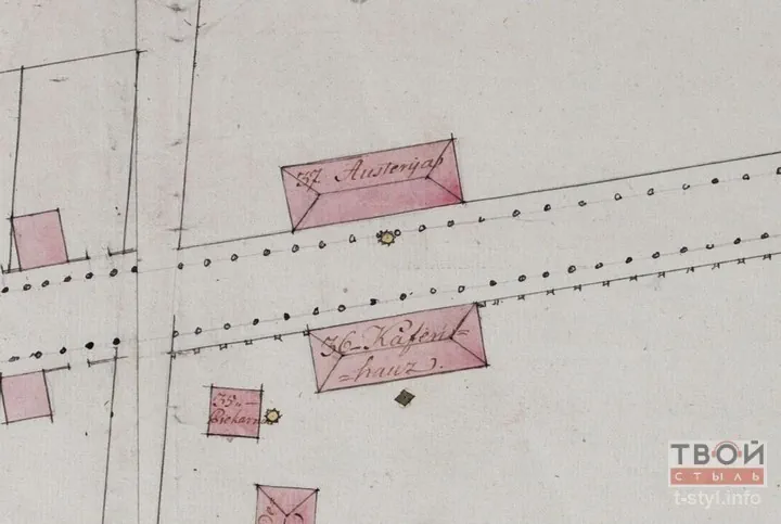 Кофенгауз на карте Городницы - первая кофейня в Гродно и Беларуси
