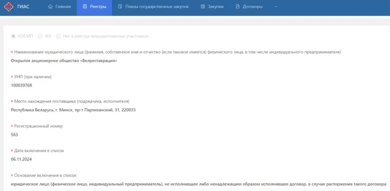 Белреставрация под угрозой исчезновения
