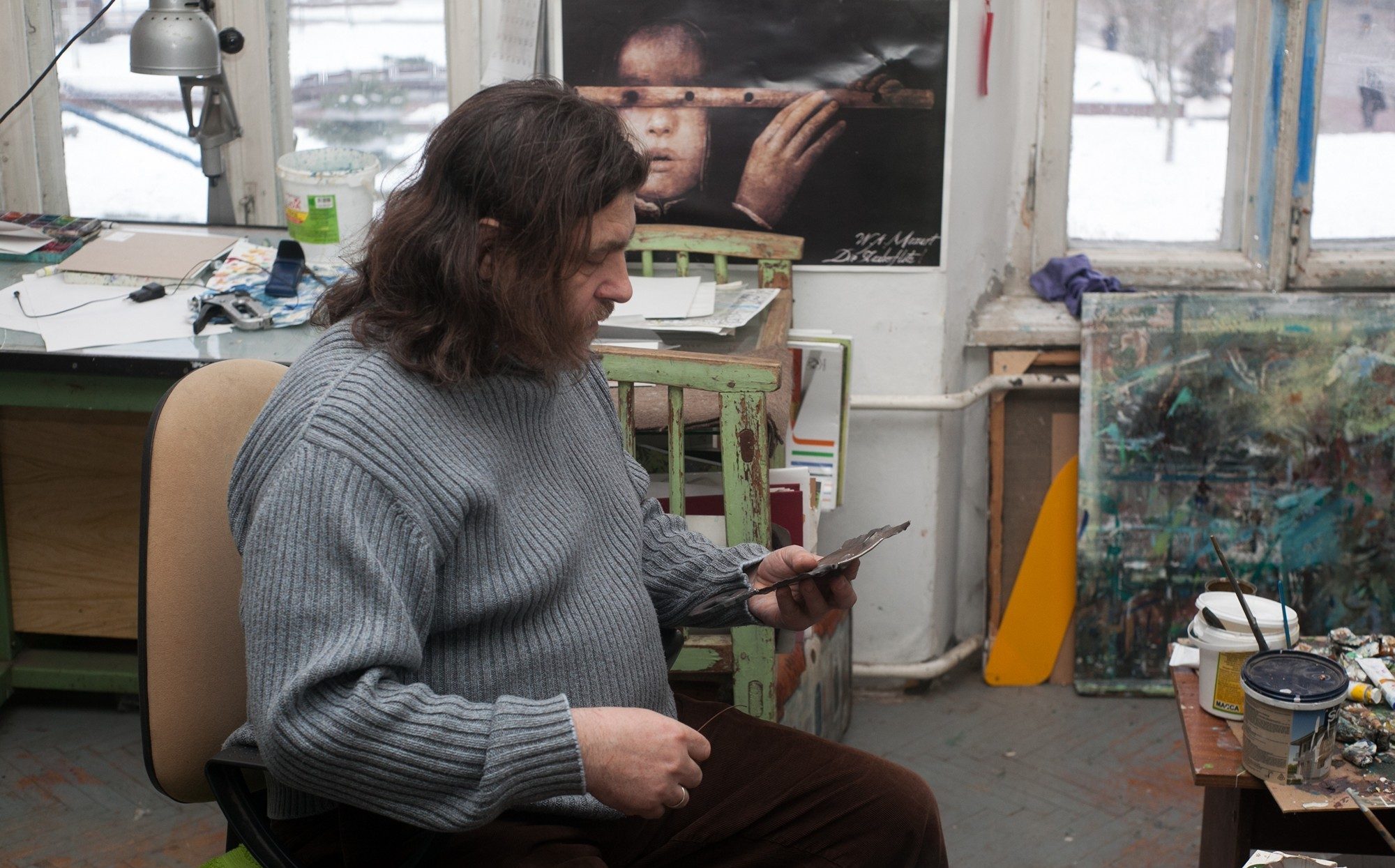 «Цивилизация, которую мы потеряли». Как гродненский художник возвращает евреев белорусских местечек