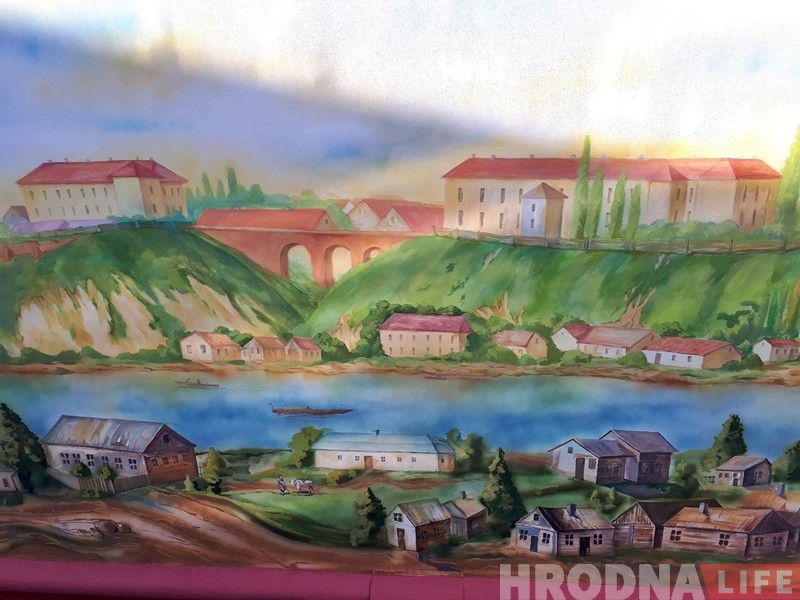 По мотивам Наполеона Орды: во дворе торгового центра ABC появилось изображение старого Гродно По мотивам Наполеона Орды: во дворе торгового центра ABC появилось изображение старого Гродно