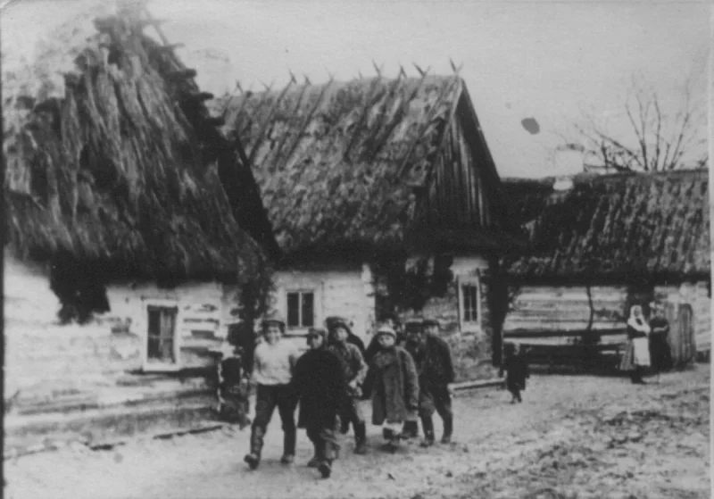 "Memento Mori" Янки Брыля: история Данилы Скварнюка и трагедии деревни Пузовичи Западнобелорусская деревня, Деревня в Западной Беларуси, 1940 г.