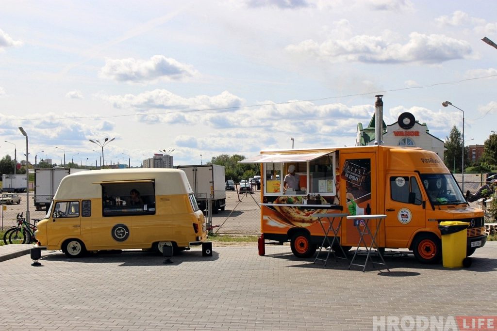 Гродненские фудтраки объединяются: на Тавлая теперь не только напитки, но и пицца
