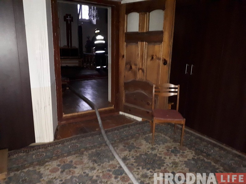 В Гоже под Гродно горел костел. Пожар вызвала молния В Гоже под Гродно горел костел. Пожар вызвала молния