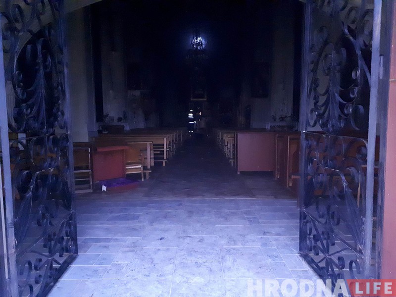 В Гоже под Гродно горел костел. Пожар вызвала молния В Гоже под Гродно горел костел. Пожар вызвала молния