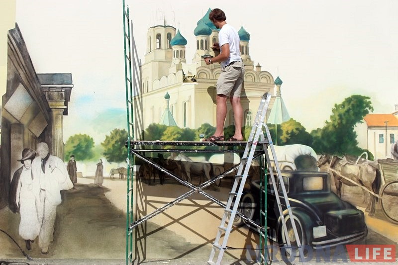 Стены в центре Гродно украсят большие рисунки: какие, где и когда Стены в центре Гродно украсят большие рисунки: какие, где и когда