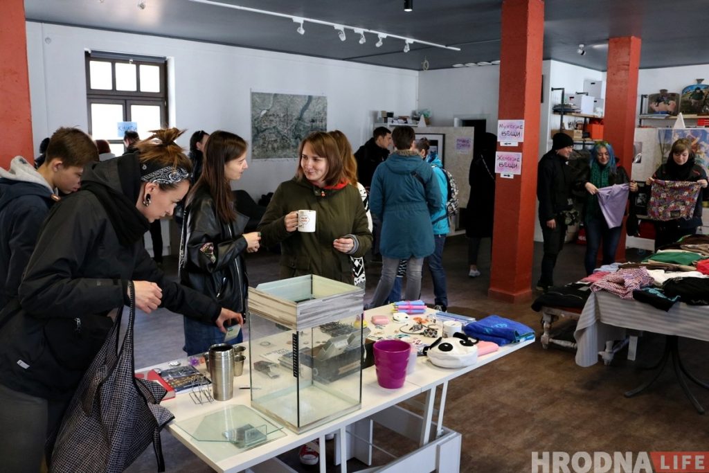 Экологично, стильно и антикапиталистично. В Гродно прошёл первый в 2019 году фримаркет