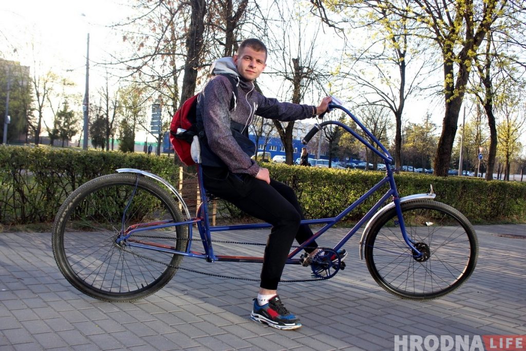 Повар из Гродно за 30 минут сделал себе необычный велосипед
