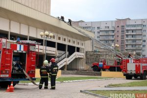 Кинотеатр "Октябрь" не горит: у гродненских спасателей проходят внезапные учения