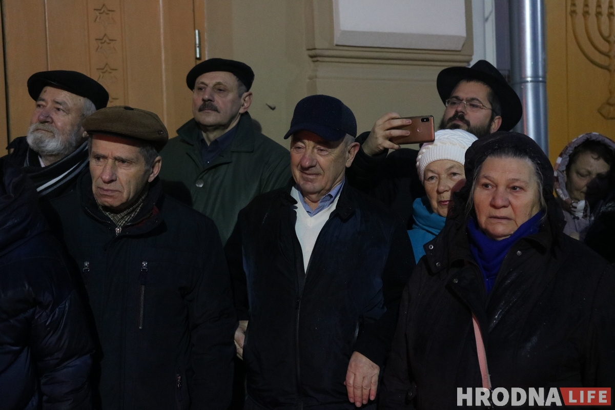Гродненские евреи начали отмечать Хануку (ФОТО) Синагога Ханука Владимир Зуховицкий ЗОВ