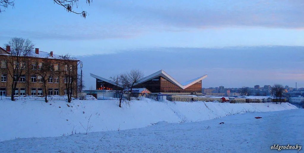 Скидельский рынок в Гродно - пример архитектуры советского модернизма