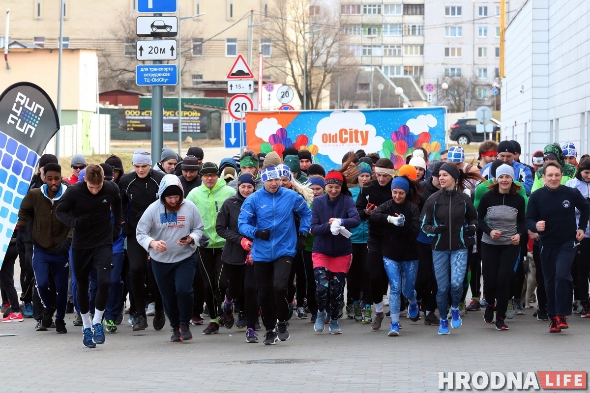 «Мы начинаем разбегивать Гродно». 23 февраля гродненцы пробежались вокруг города «Мы начинаем разбегивать Гродно». 23 февраля гродненцы пробежались вокруг города