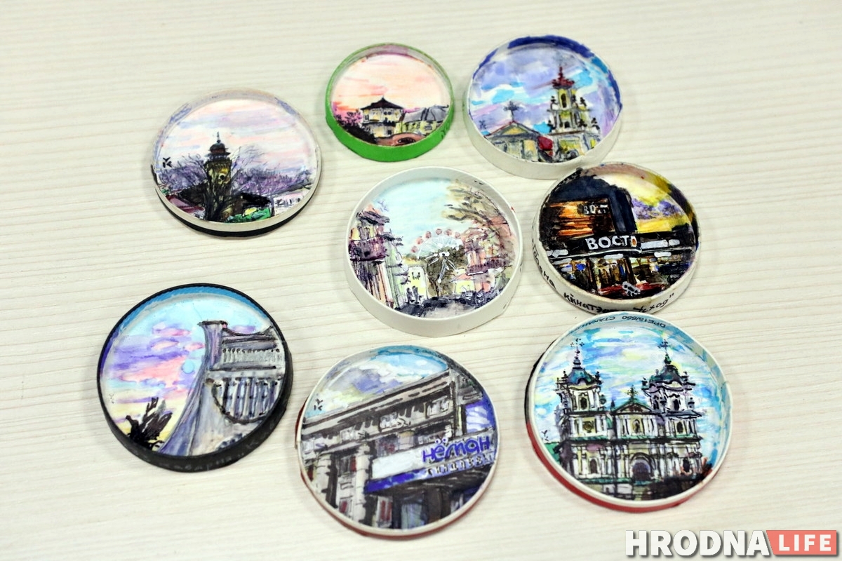 На донышке: гродненец рисует достопримечательности города на стаканчиках из-под кофе На донышке: гродненец рисует достопримечательности города на стаканчиках из-под кофе
