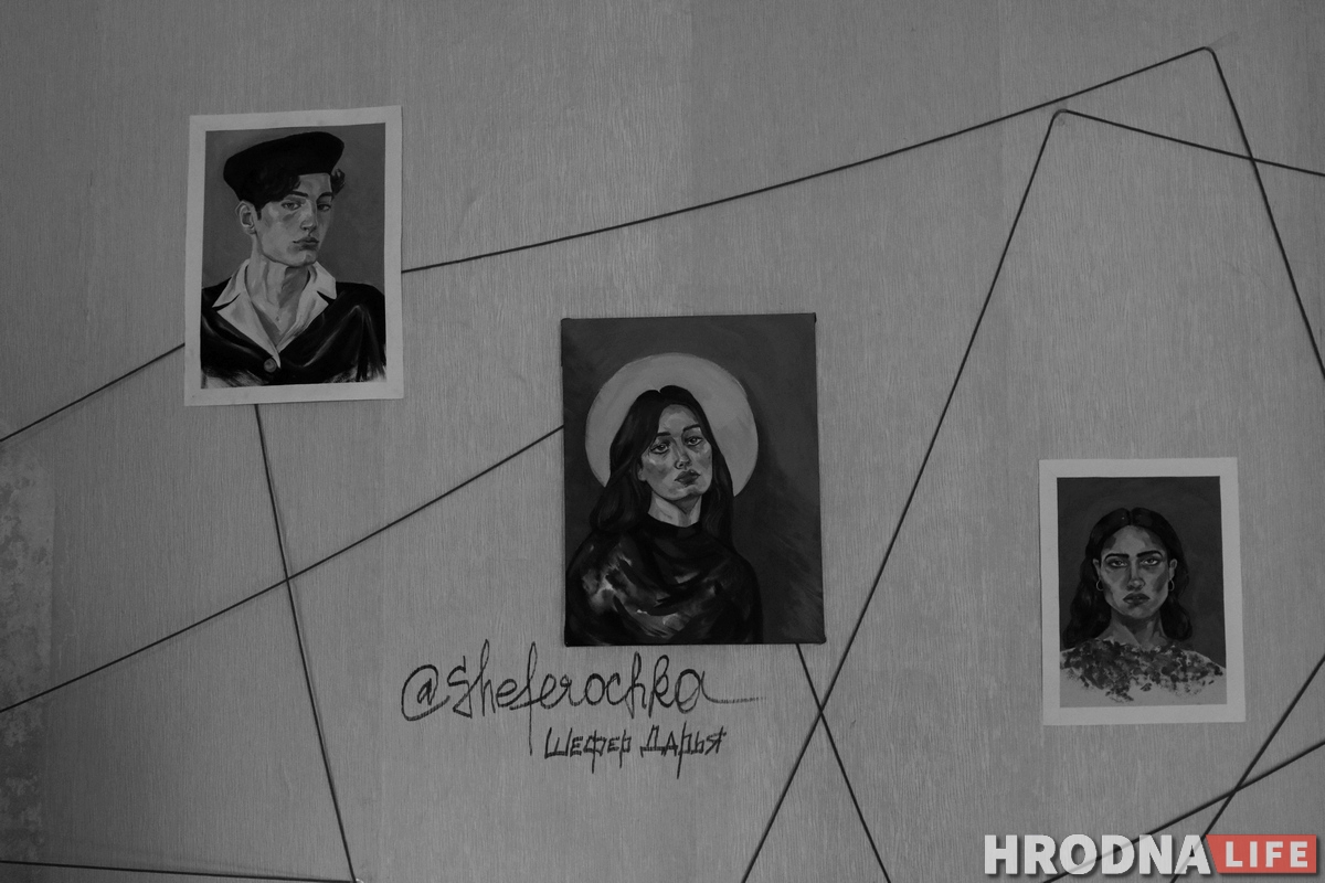 Галерея одного дня: молодые художники выставились в пустой квартире в центре Гродно