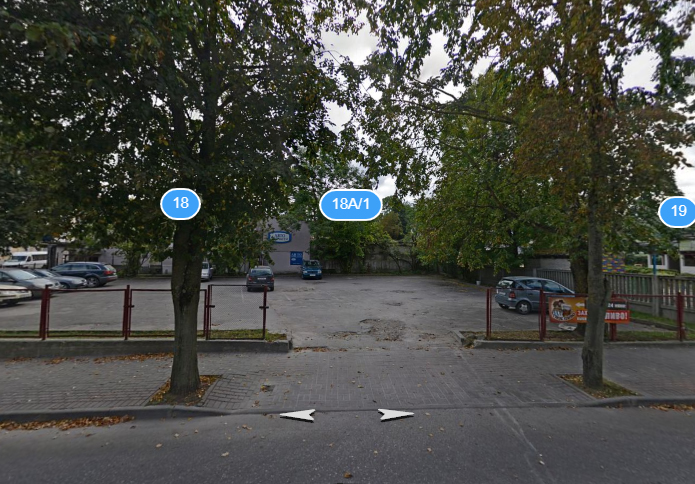 Стаянкі на скрыжаванні Леніна і Карбышава больш не будзе - участак выставяць на аўкцыён