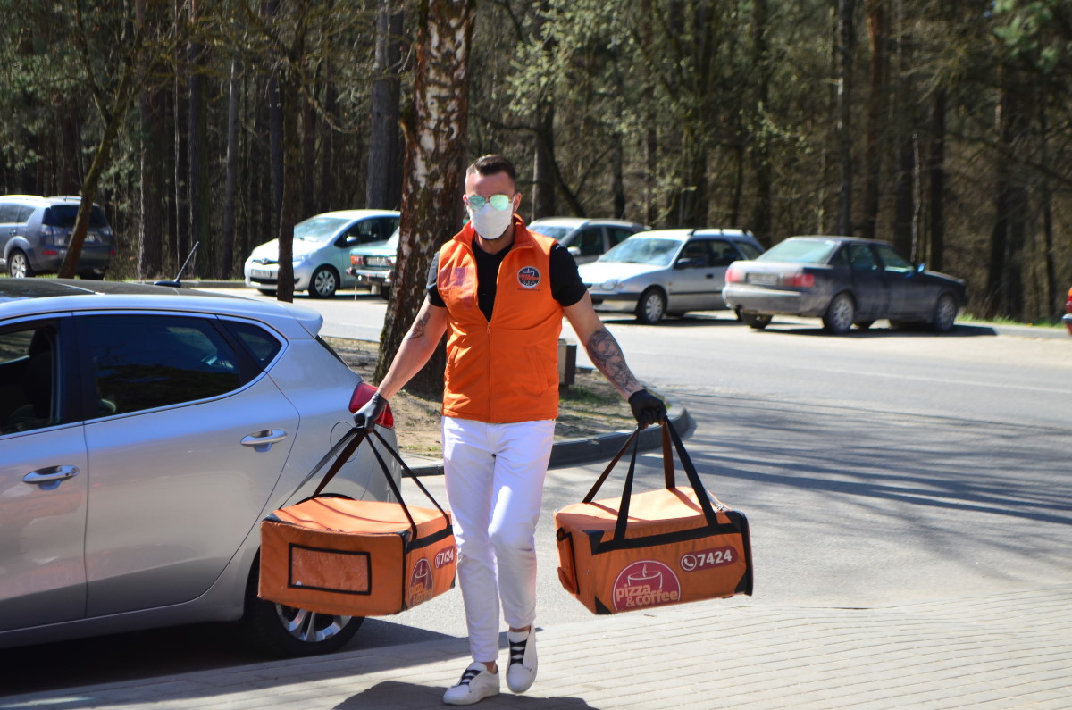 Сетка піцэрый Pizza&Coffee падтрымала медыкаў Гродна