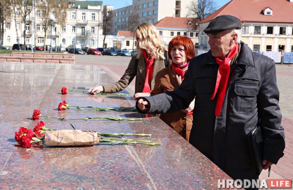 Ленину 150: даже во время эпидемии гродненские коммунисты не забыли про вождя