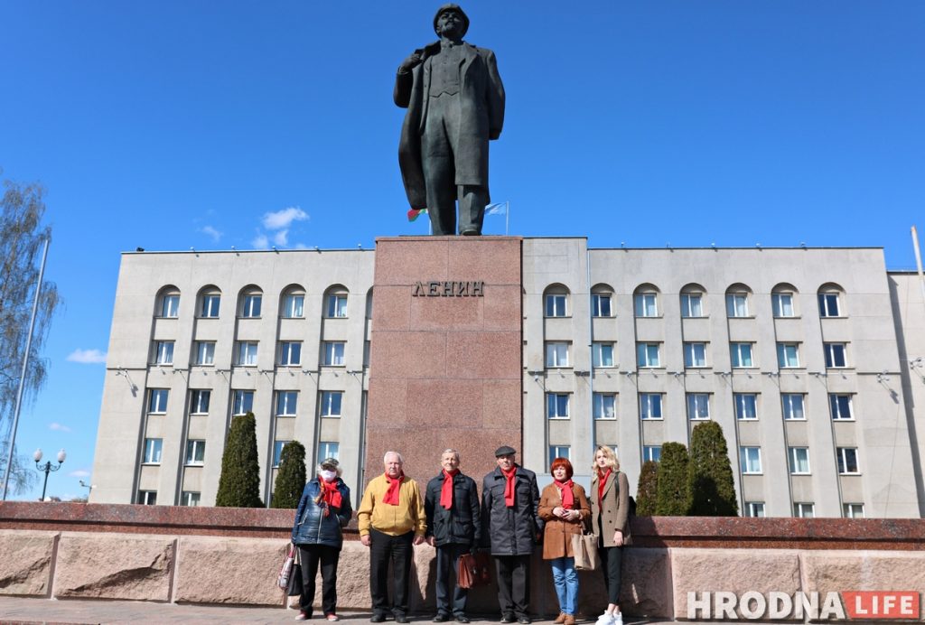 Ленину 150: даже во время эпидемии гродненские коммунисты не забыли про вождя