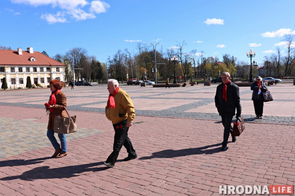 Ленину 150: даже во время эпидемии гродненские коммунисты не забыли про вождя