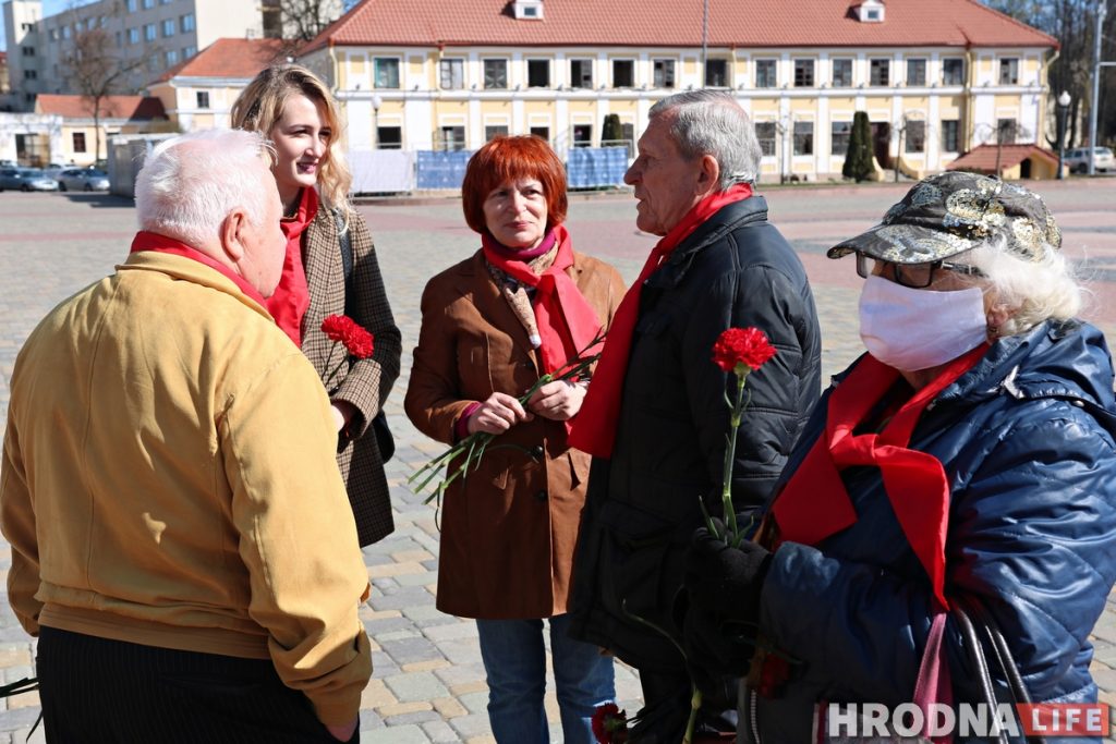 Ленину 150: даже во время эпидемии гродненские коммунисты не забыли про вождя
