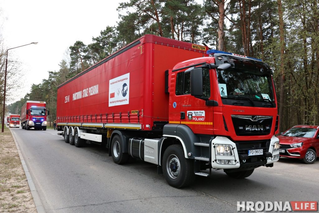 Для борьбы с коронавирусом в Гродно прибыла гуманитарная помощь из Польши