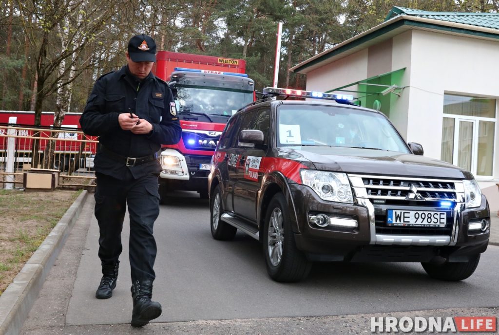 Для борьбы с коронавирусом в Гродно прибыла гуманитарная помощь из Польши