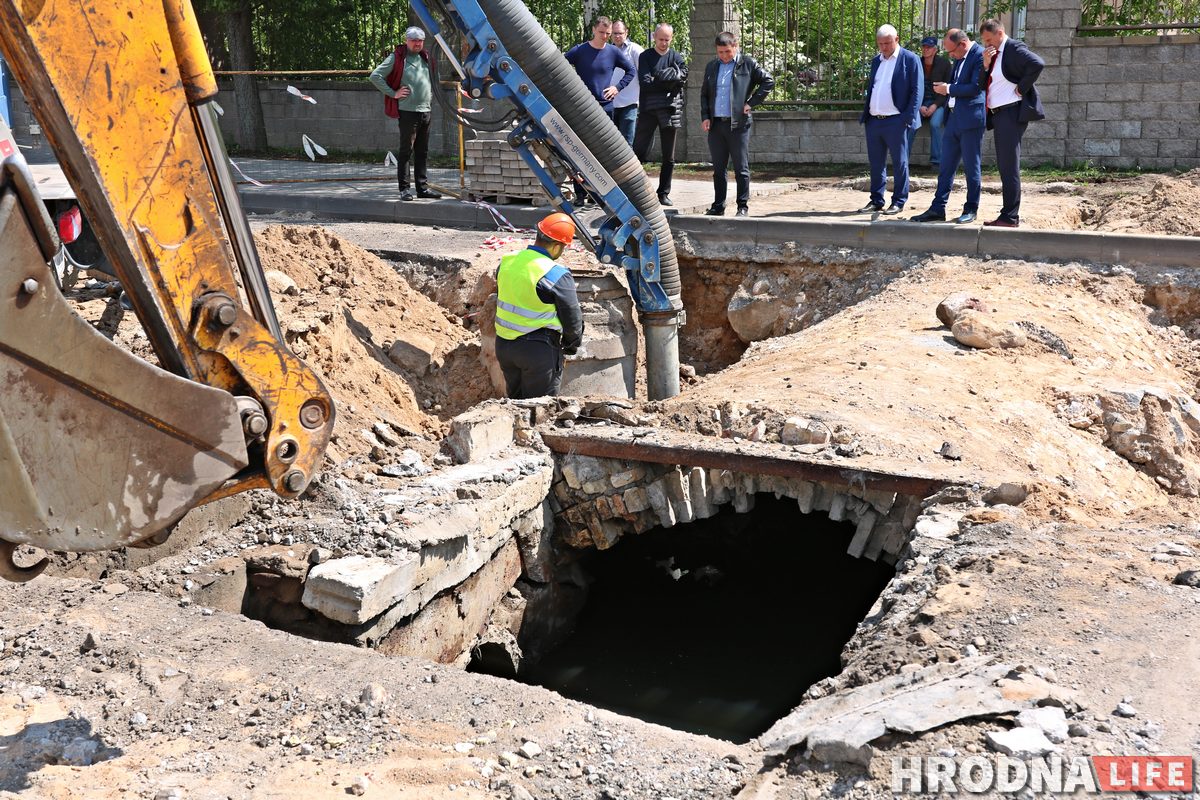 На Ціміразева знайшлі стары вадаправод з падземнай ракой