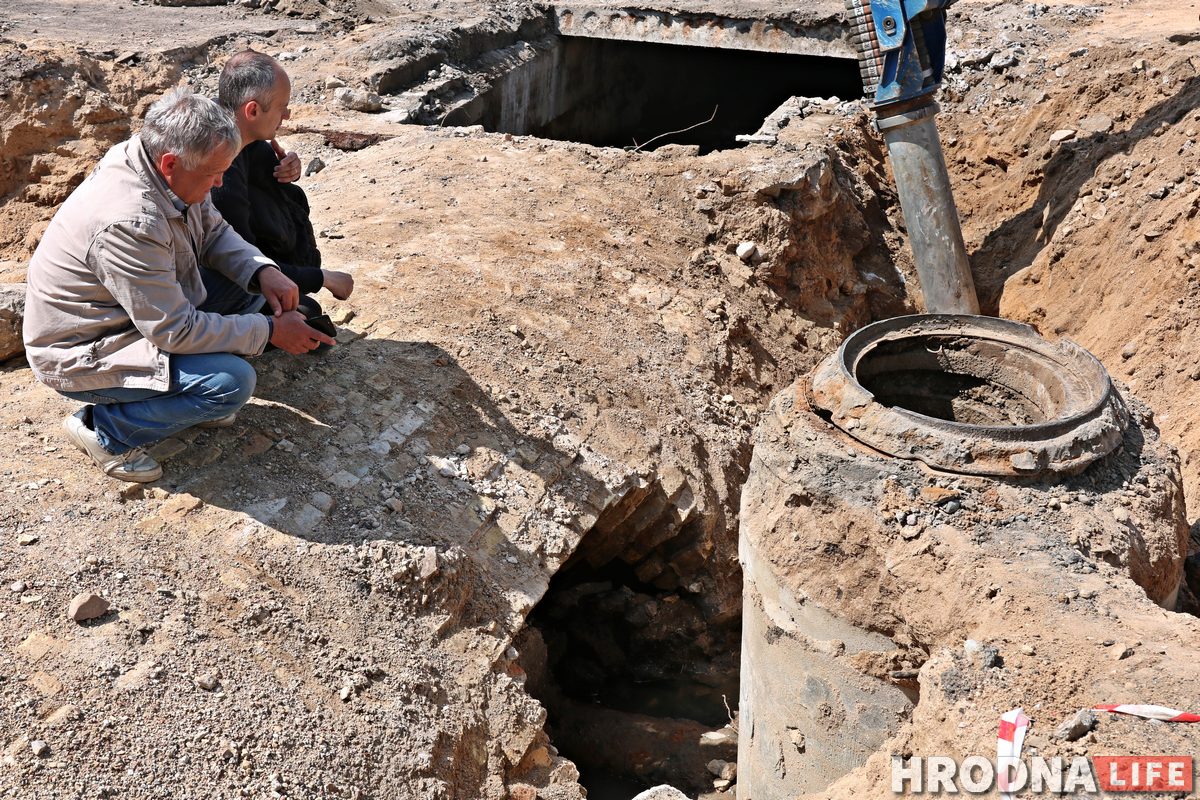 На Ціміразева знайшлі стары вадаправод з падземнай ракой