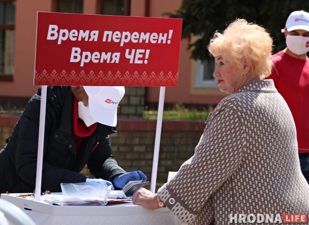 «Пришло время ЧЕ?» В Гродно Сергей Черечень рассказал, с чем идет на выборы