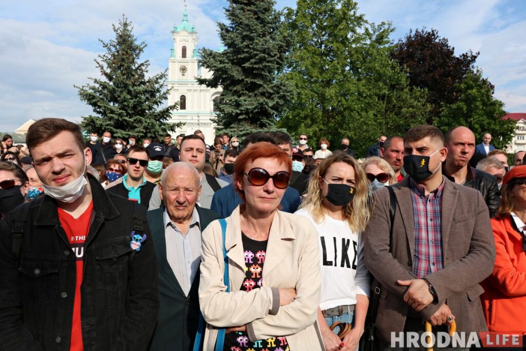 "Прэзідэнт - не бог і не цар". Што Валерый Цапкала гаварыў на пікеце ў Гродне