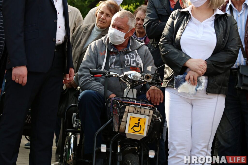 "Прэзідэнт - не бог і не цар". Што Валерый Цапкала гаварыў на пікеце ў Гродне