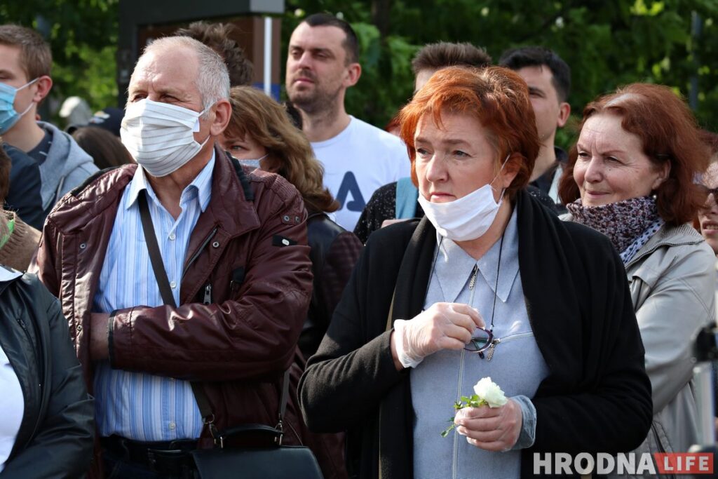 "Прэзідэнт - не бог і не цар". Што Валерый Цапкала гаварыў на пікеце ў Гродне