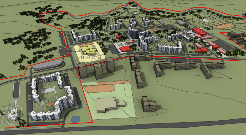 Якім будзе новы жылы мікрараён на Фолюшы? Ідуць абмеркаванні праекта