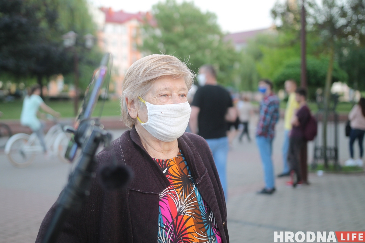 В Гродно прошла акция солидарности с задержанными