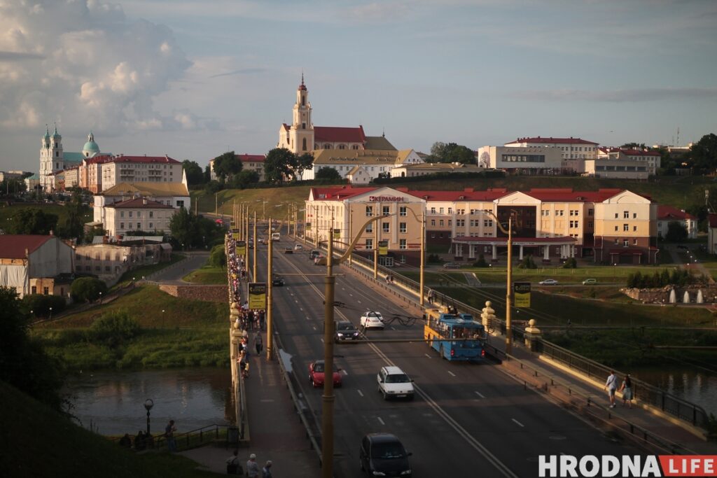 В Гродно прошла акция солидарности с задержанными