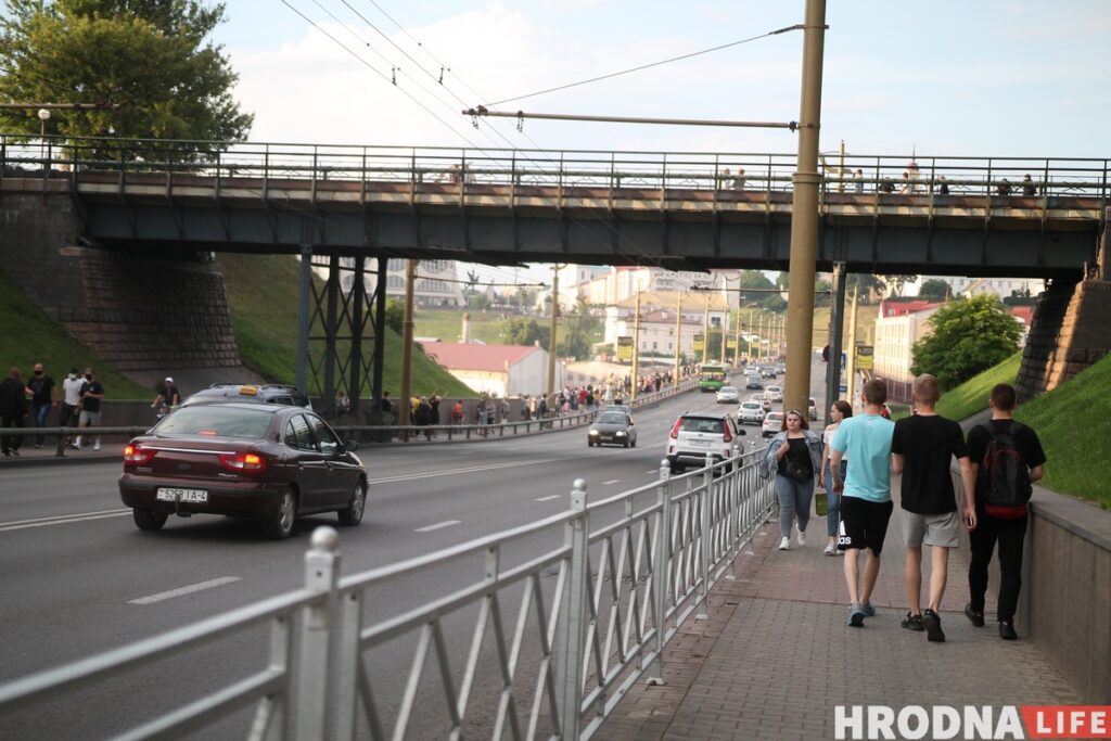 В Гродно прошла акция солидарности с задержанными