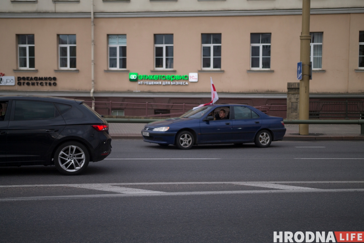 В Гродно прошла акция солидарности с задержанными