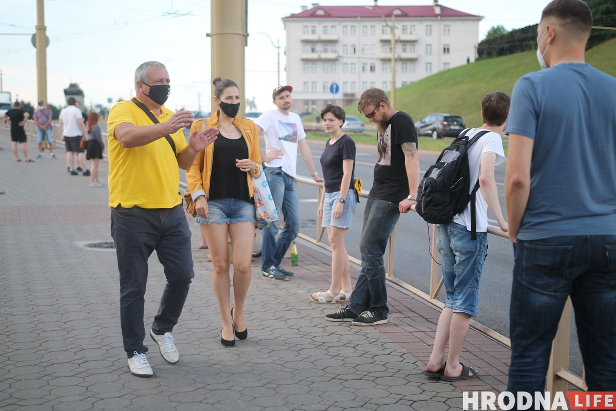 В Гродно прошла акция солидарности с задержанными