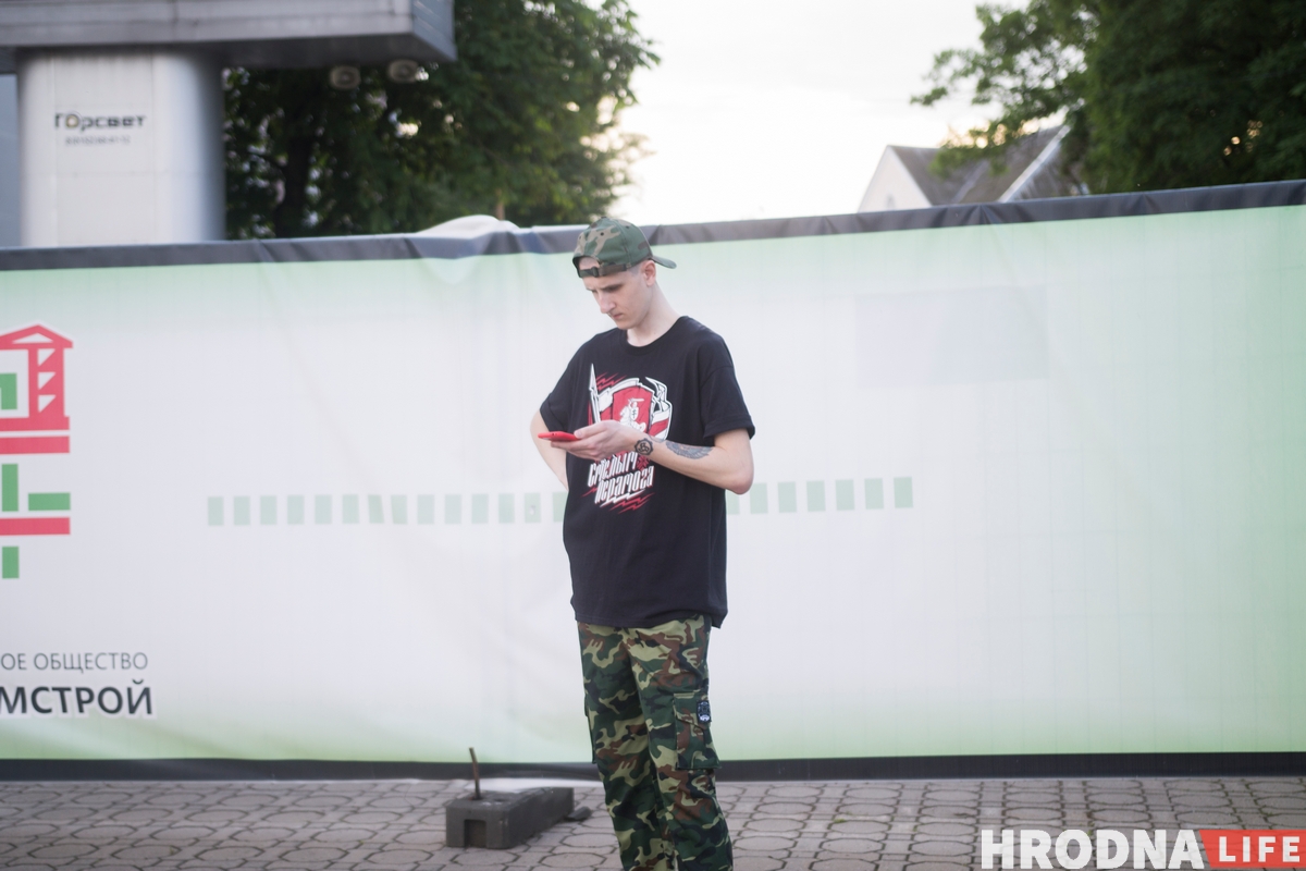 В Гродно прошла акция солидарности с задержанными