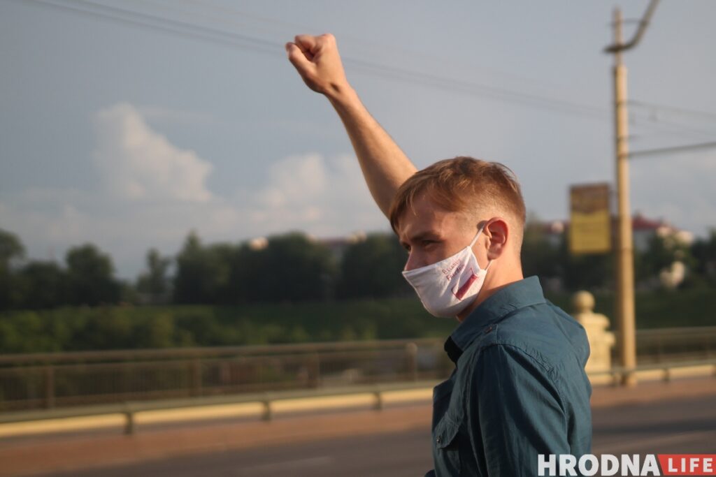 В Гродно прошла акция солидарности с задержанными