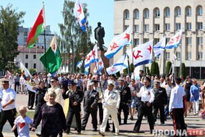 «Если надо, мы выйдем». О чем говорили моряки в день ВМФ в Гродно