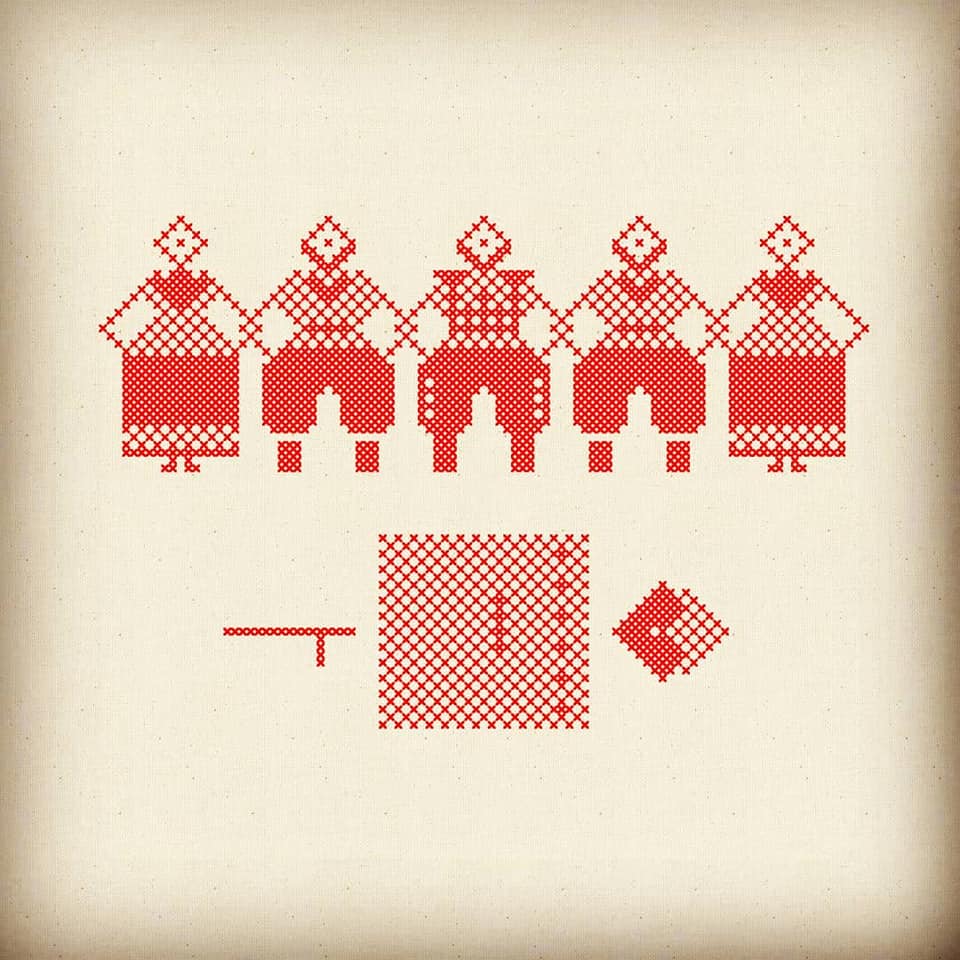 Художница из Гродно "вышила" сюжеты белорусских протестов. Там есть не только автозаки