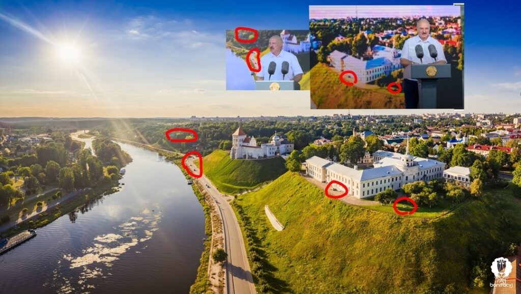 Лукашенко подставили? Фото, на фоне которого он выступал в Гродно, взяли без разрешения автора