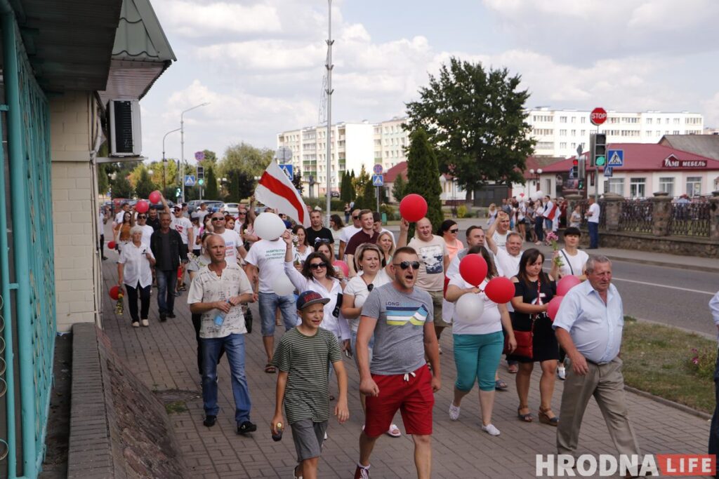 От 20 до 4000 человек: как протестовали города и деревни Гродненской области