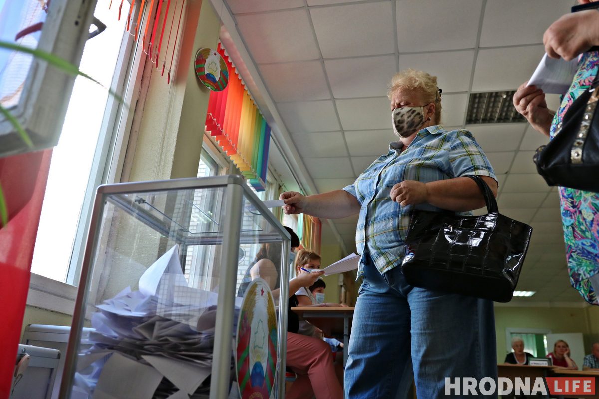 Вечер после выборов президента: онлайн из Гродно