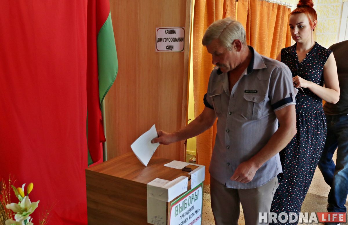 Вечер после выборов президента: онлайн из Гродно