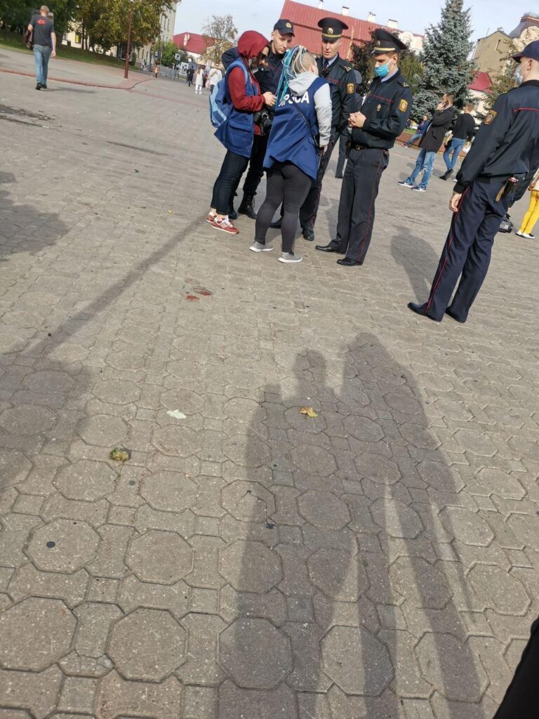 В Гродно во время ярмарки задержали минимум шесть человек. Среди них - 13-летняя девочка