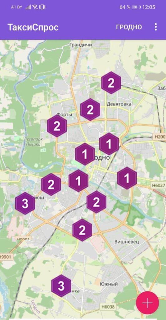 У Гародні зноў снег: гараджане штурхаюць таксі, цягнуць фуру, чакаюць камунальнікаў