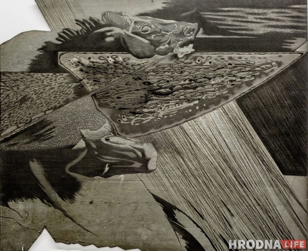 “Меня копируют, значит я чего-то стою”. Выставка Юрия Яковенко “Безвременье” открылась в Гродно