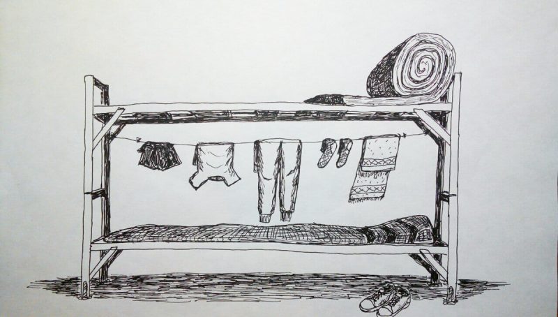 МВД: На санусловия в гродненской тюрьме за последние 1,5 года никто не жаловался Условия в тюрьме №1 Гродно. Рисунок побывавшего в СИЗО №1